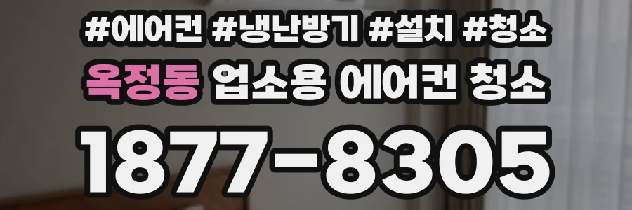 옥정동 업소용 에어컨 청소