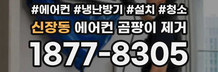 신장동 에어컨 곰팡이 제거