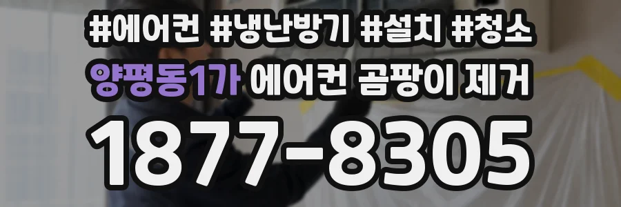 양평동1가 에어컨 곰팡이 제거
