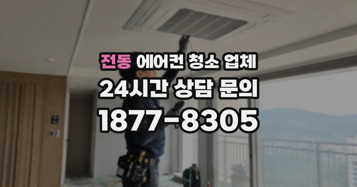 전동 에어컨 청소 업체