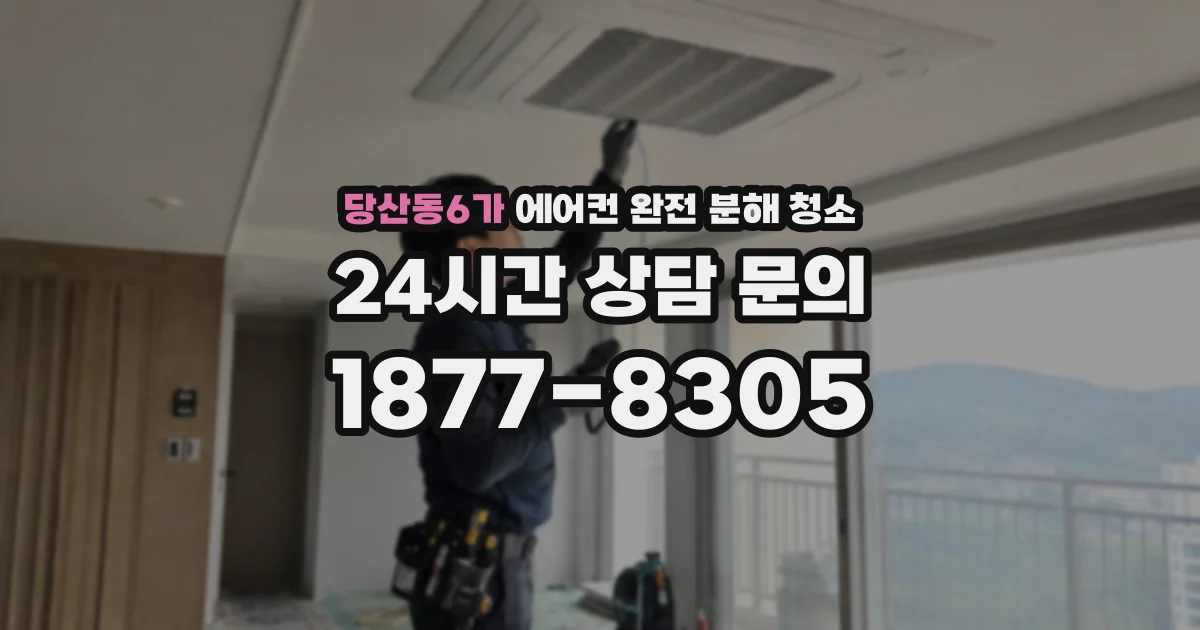 당산동6가 에어컨 완전 분해 청소