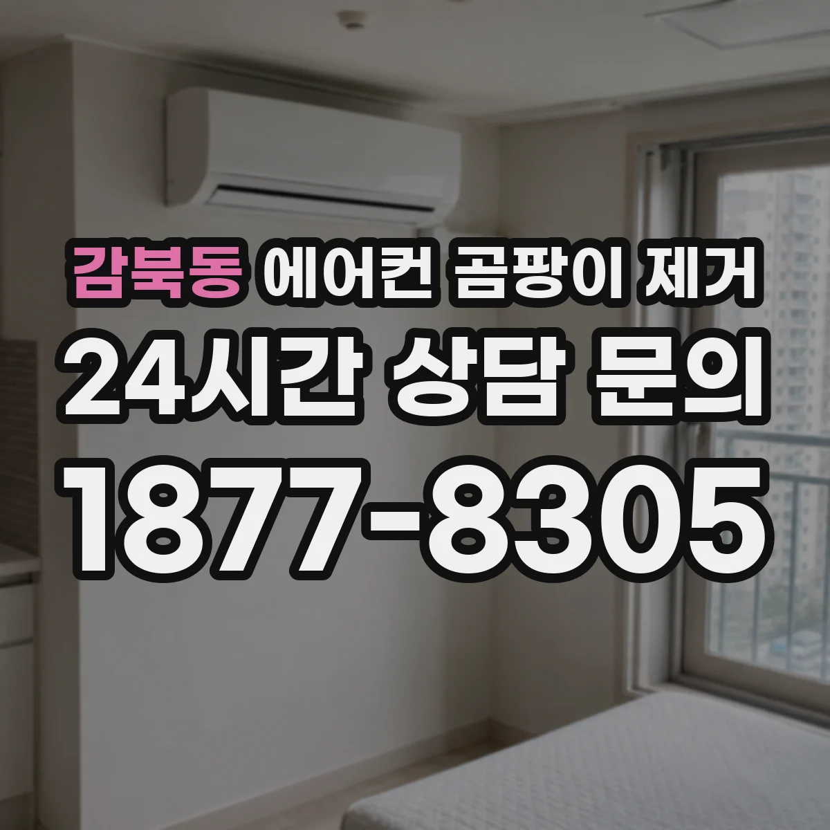 감북동 에어컨 곰팡이 제거