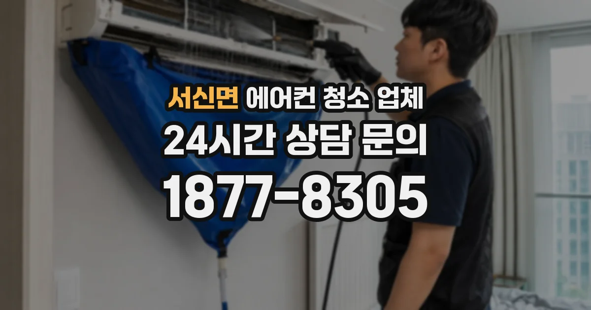 서신면 에어컨 청소 업체