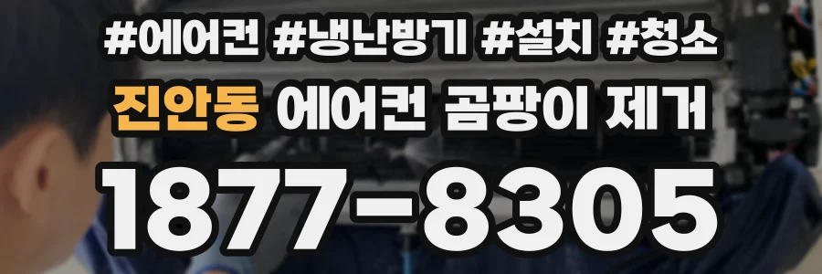 진안동 에어컨 곰팡이 제거