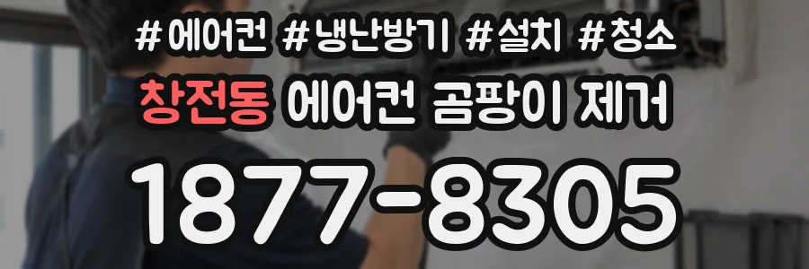 창전동 에어컨 곰팡이 제거