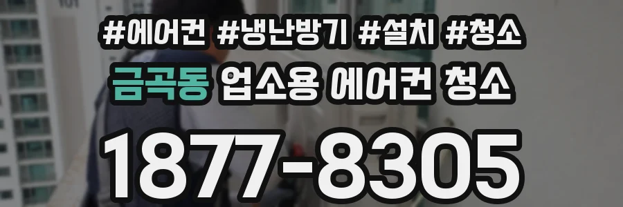 금곡동 업소용 에어컨 청소