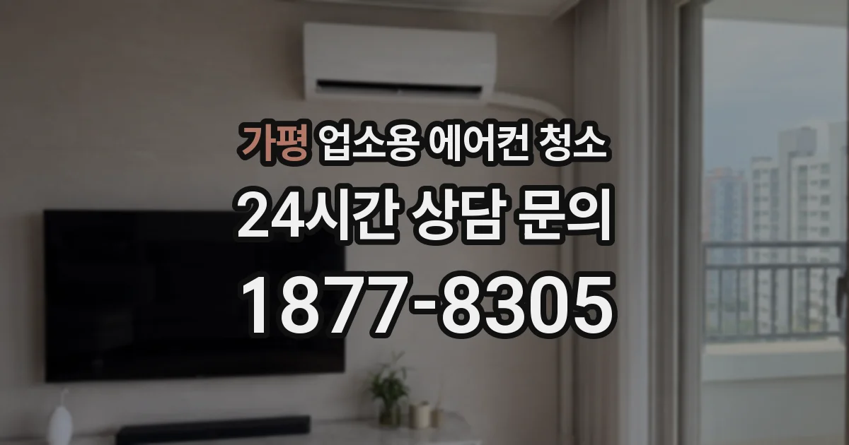 가평 업소용 에어컨 청소