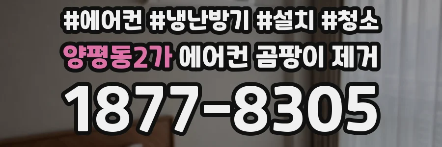 양평동2가 에어컨 곰팡이 제거