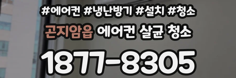 곤지암읍 에어컨 살균 청소