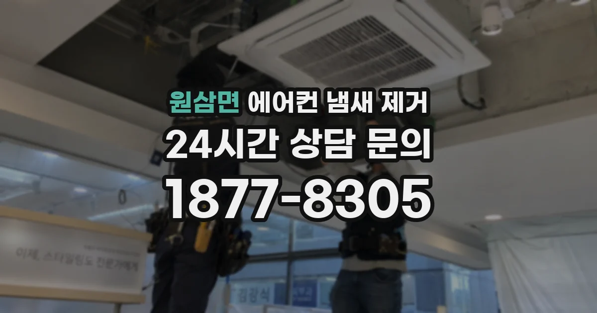 원삼면 에어컨 냄새 제거