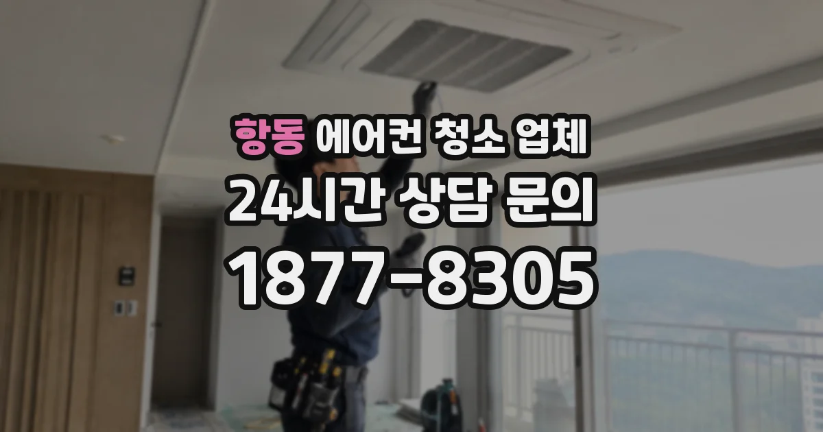 항동 에어컨 청소 업체