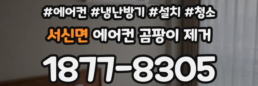 서신면 에어컨 곰팡이 제거