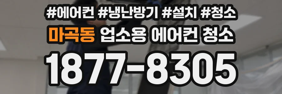 마곡동 업소용 에어컨 청소