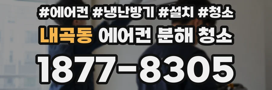 내곡동 에어컨 분해 청소