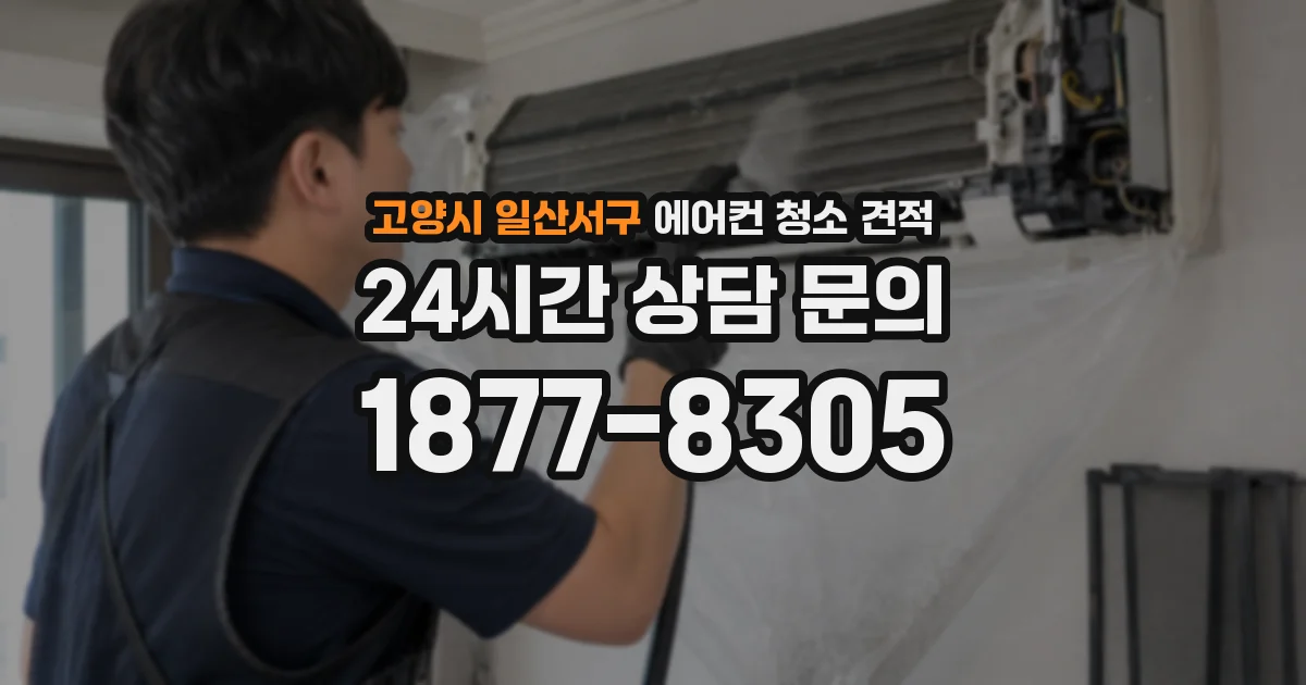 고양시 일산서구 에어컨 청소 견적