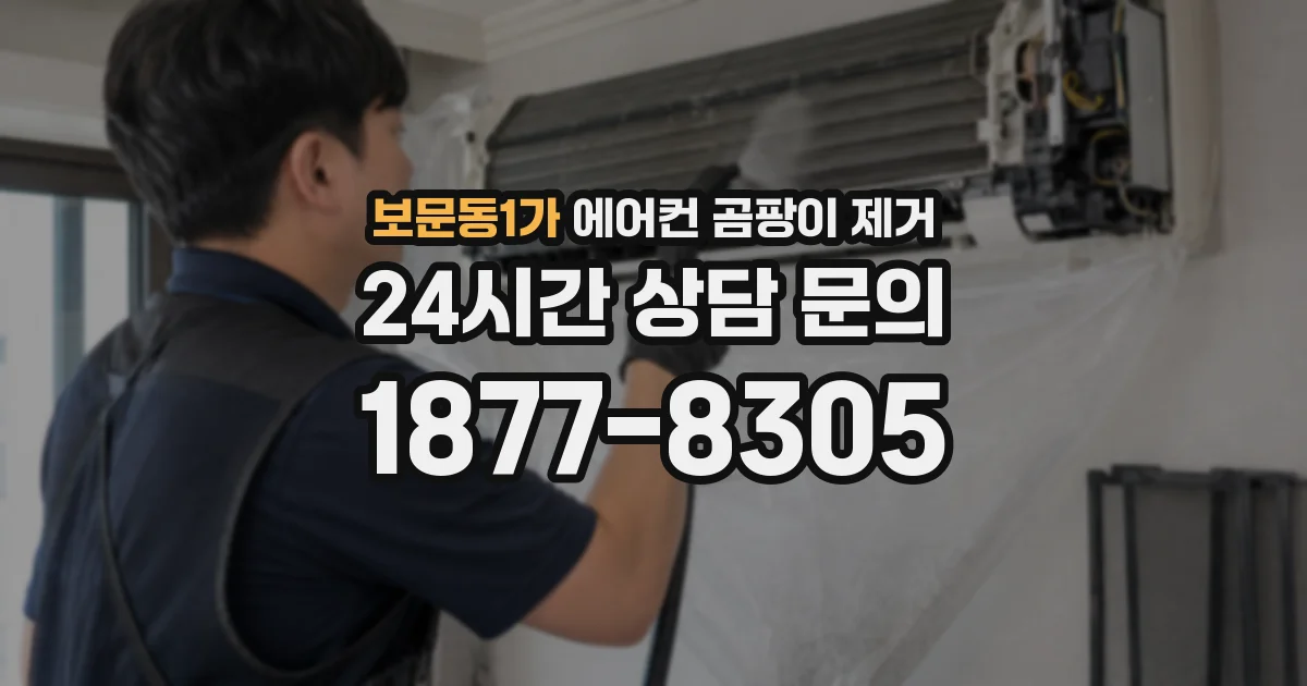 보문동1가 에어컨 곰팡이 제거