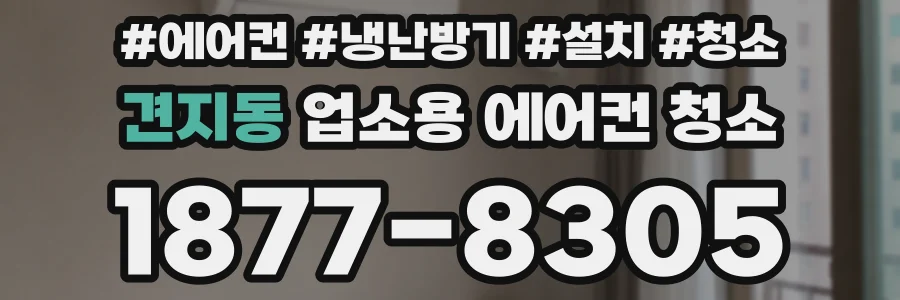 견지동 업소용 에어컨 청소