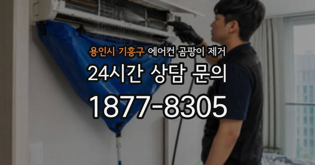 용인시 기흥구 에어컨 곰팡이 제거
