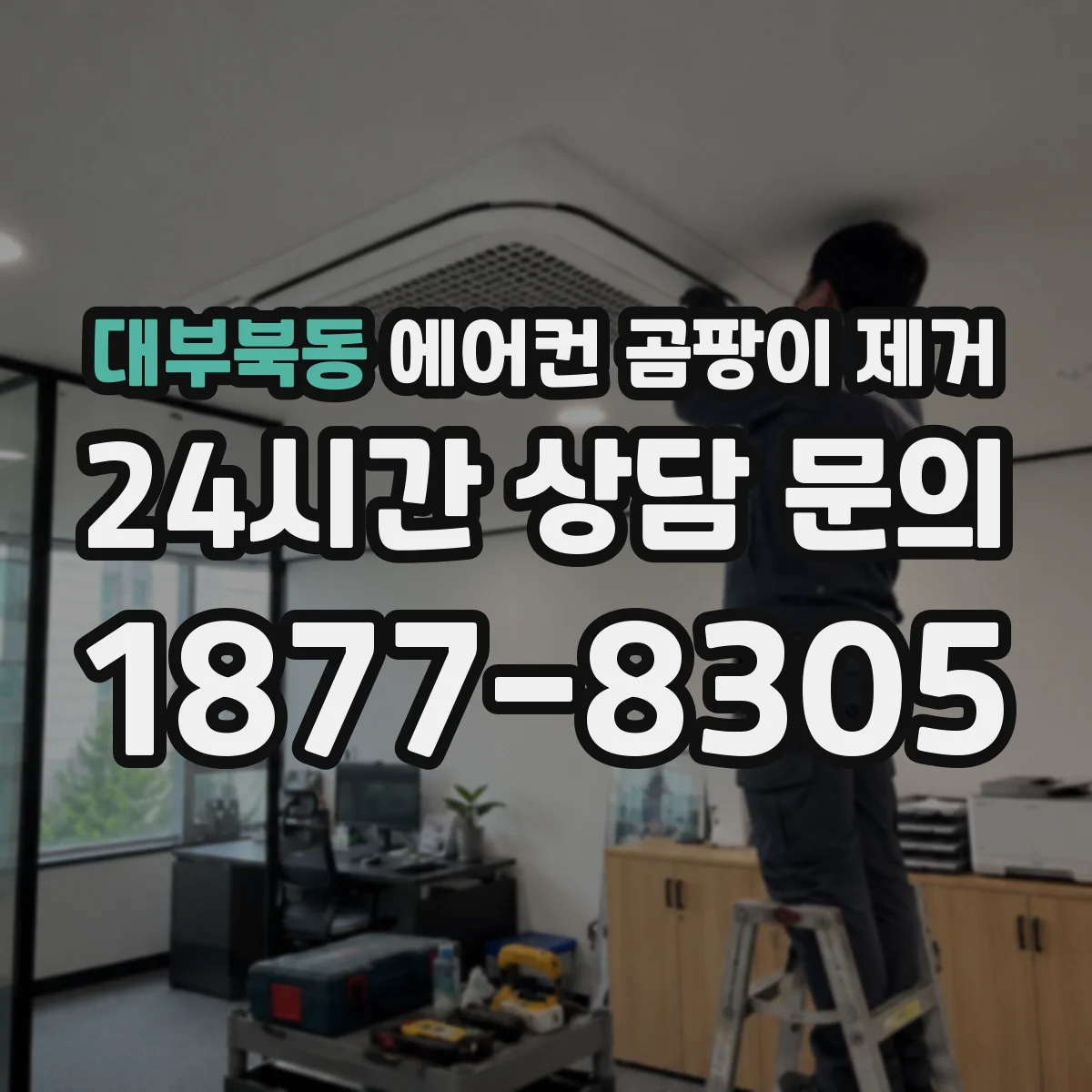대부북동 에어컨 곰팡이 제거