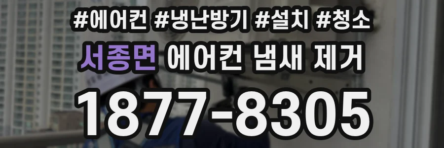 서종면 에어컨 냄새 제거