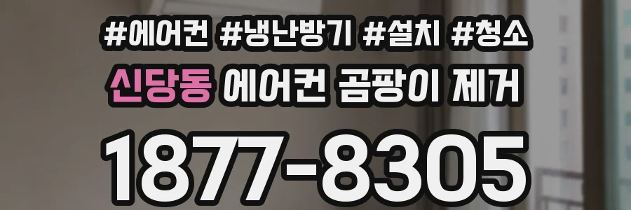 신당동 에어컨 곰팡이 제거