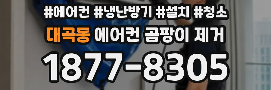 대곡동 에어컨 곰팡이 제거