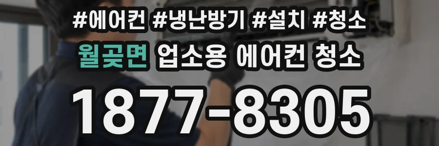월곶면 업소용 에어컨 청소
