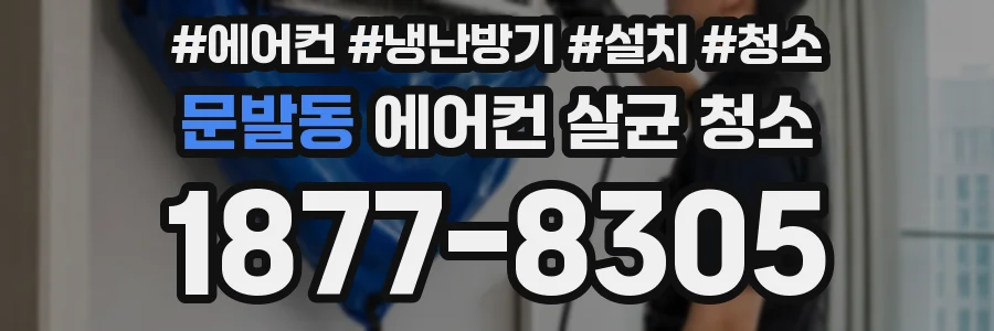 문발동 에어컨 살균 청소