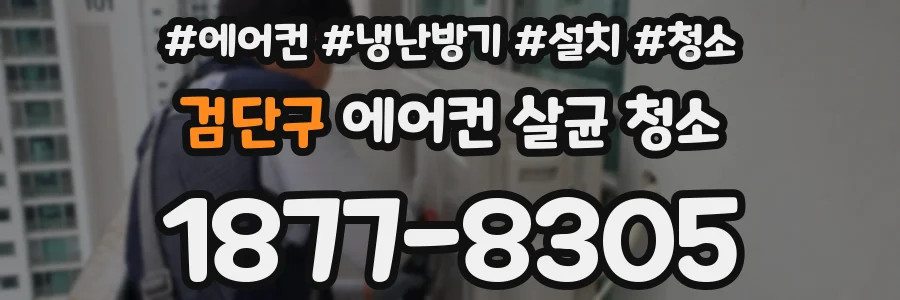 검단구 에어컨 살균 청소