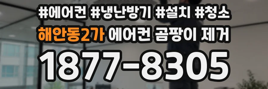 해안동2가 에어컨 곰팡이 제거