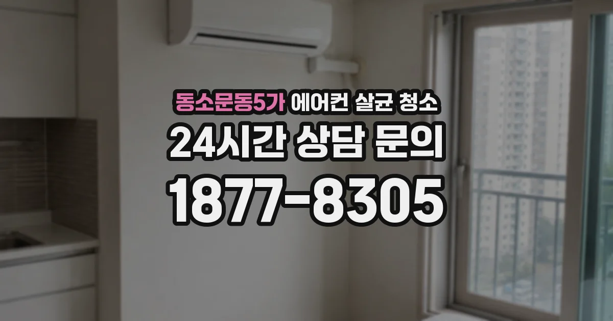 동소문동5가 에어컨 살균 청소