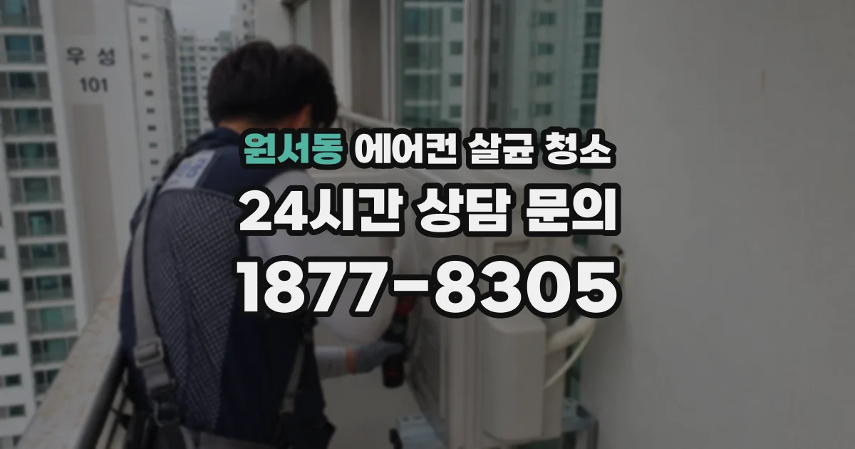 원서동 에어컨 살균 청소