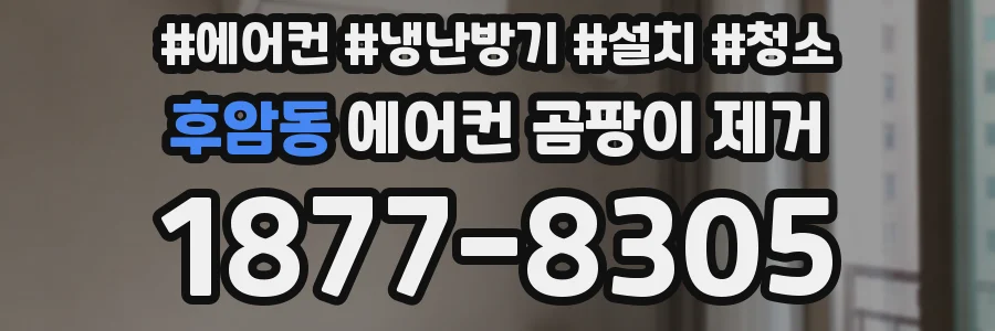 후암동 에어컨 곰팡이 제거