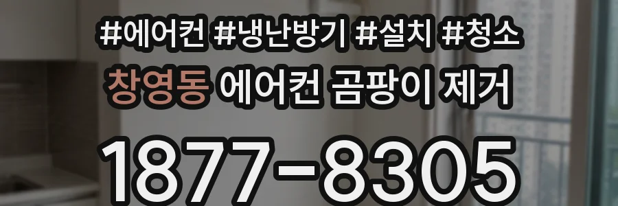 창영동 에어컨 곰팡이 제거