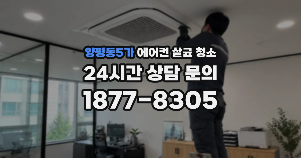 양평동5가 에어컨 살균 청소