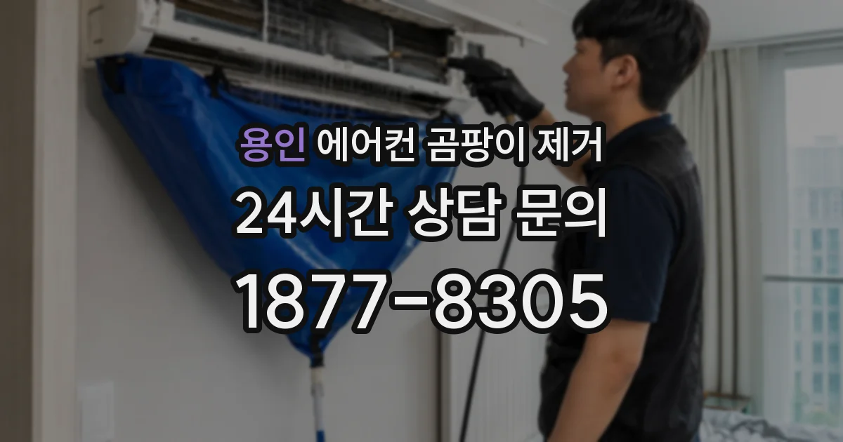 용인 에어컨 곰팡이 제거