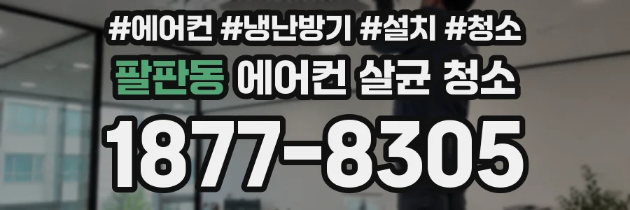 팔판동 에어컨 살균 청소