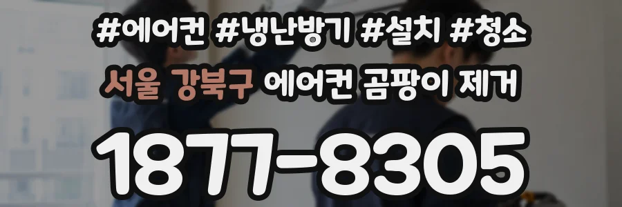 서울 강북구 에어컨 곰팡이 제거