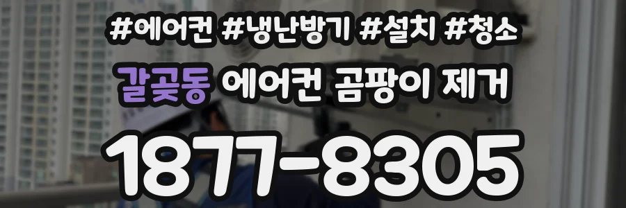갈곶동 에어컨 곰팡이 제거