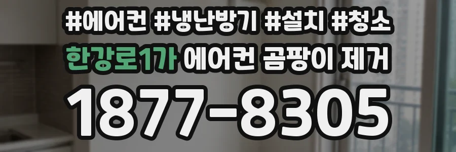 한강로1가 에어컨 곰팡이 제거