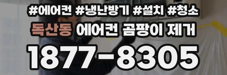 독산동 에어컨 곰팡이 제거