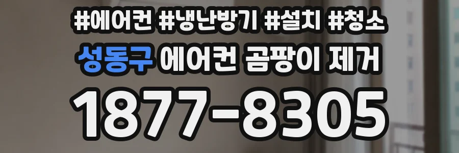 성동구 에어컨 곰팡이 제거