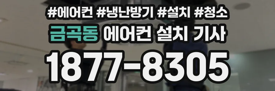 금곡동 에어컨 설치 기사