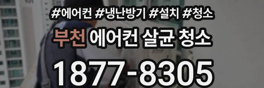 부천 에어컨 살균 청소