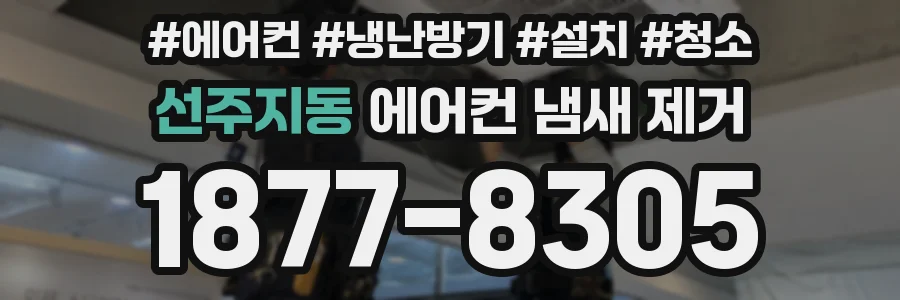 선주지동 에어컨 냄새 제거
