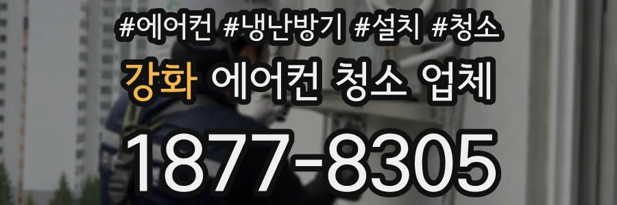 강화 에어컨 청소 업체