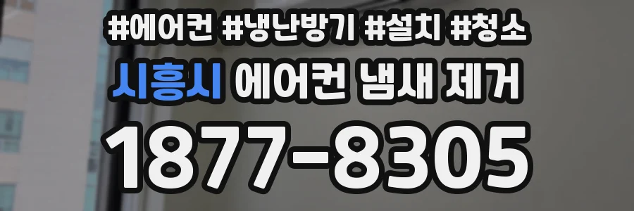 시흥시 에어컨 냄새 제거