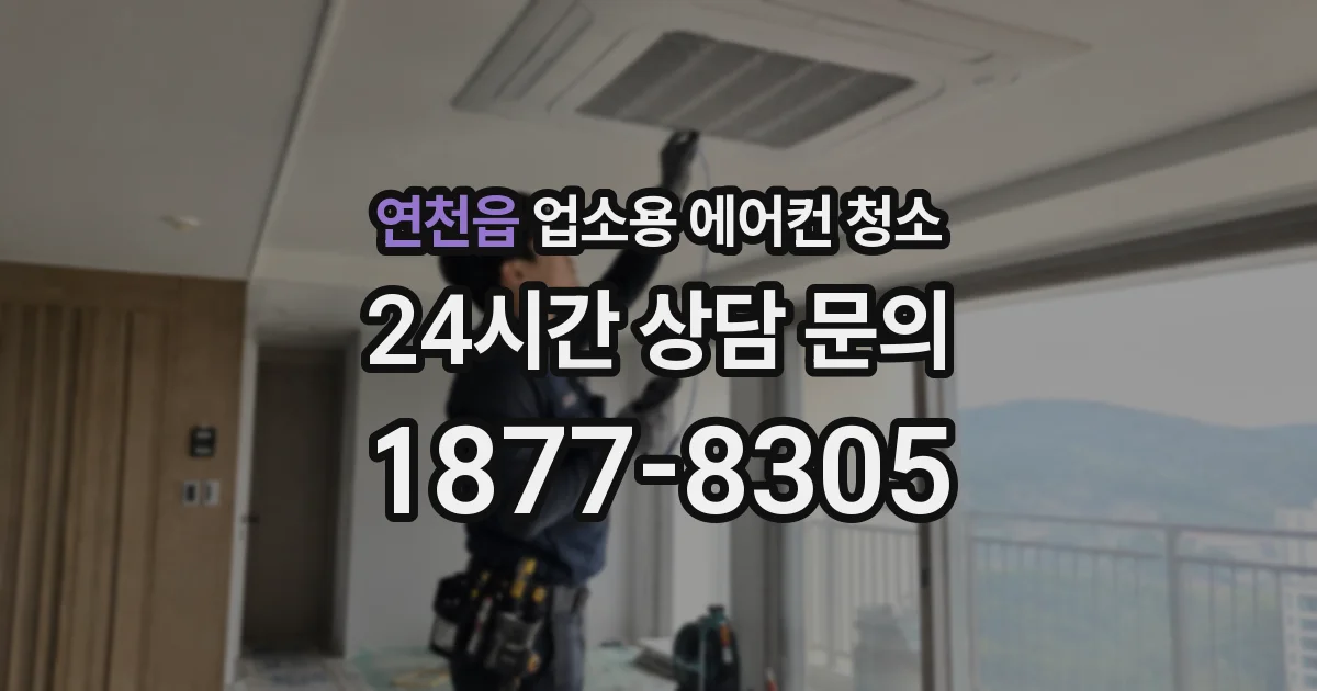 연천읍 업소용 에어컨 청소