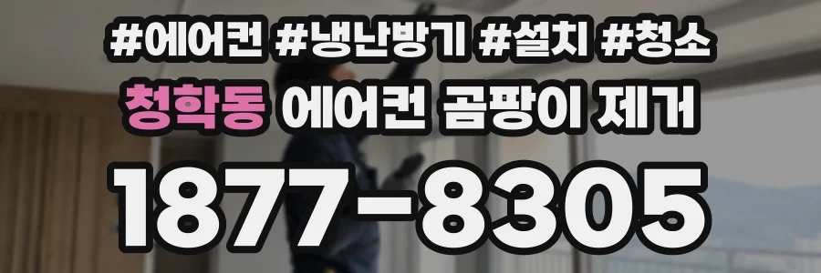 청학동 에어컨 곰팡이 제거