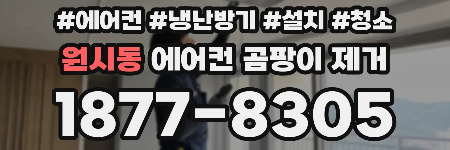 원시동 에어컨 곰팡이 제거